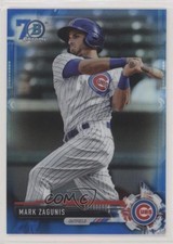 2017 Bowman Chrome Prospects Blue Refractor 70th Anniversary Mark Zagunis 0c6