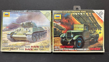 Lot of (2) Zvezda Models 1/100  BM-13 Katyush...