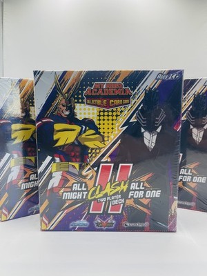 My Hero Academia Collectible Card Game: All Might vs. All For One (lot of 3) NEW