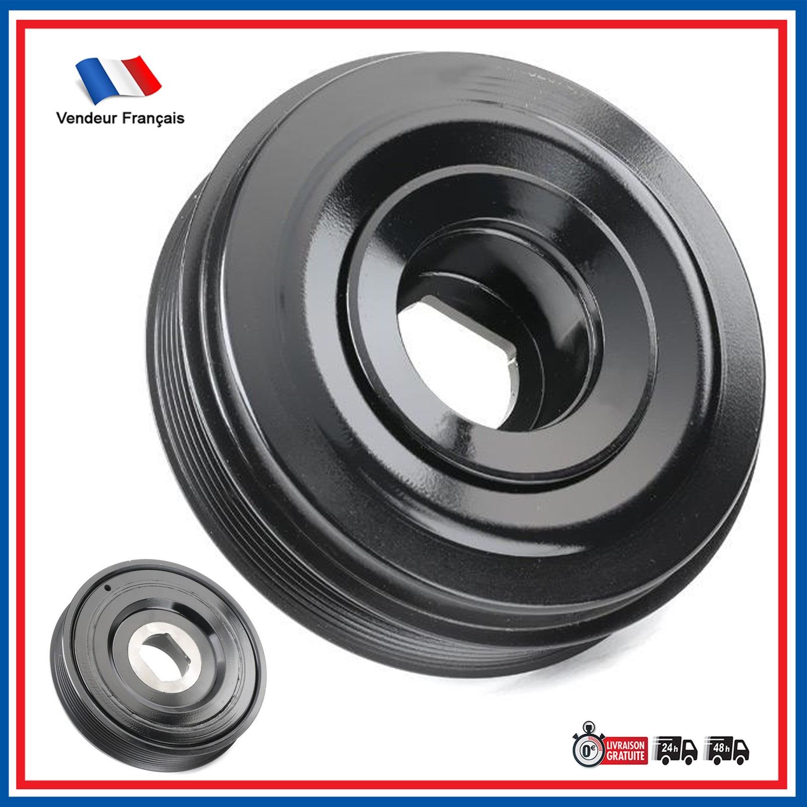 Poulie damper de vilebrequin pour Nissan NV400 dCi 1230300Q2A