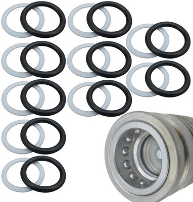10x Dichtsatz Dichtung Hydraulikmuffe für Hydraulikkupplung BG3 steck Traktor