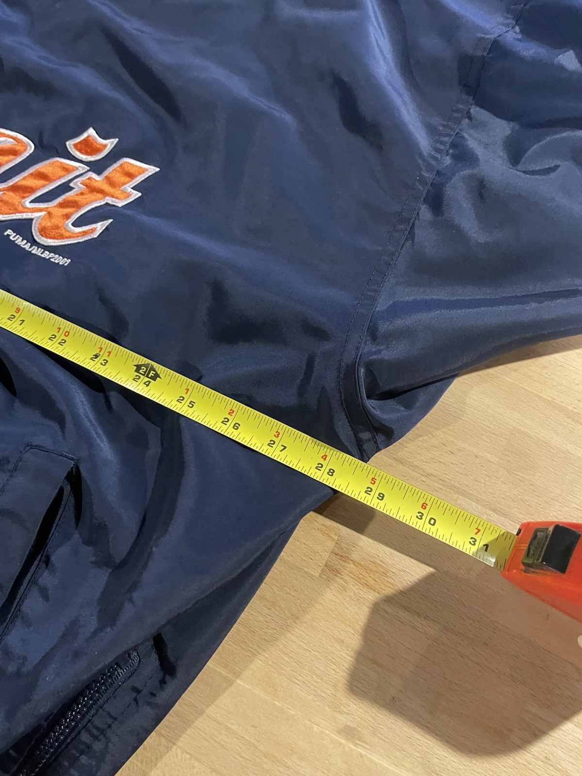 Vintage Detroit Tigers Jacket Mens XL Puma Pullover Windbreaker 90s MLB thumbnail 5