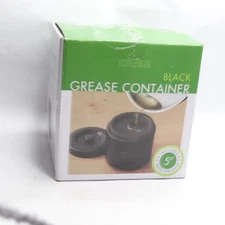 Fox Run Bacon Grease Container Black 5 x 5.5" 48764