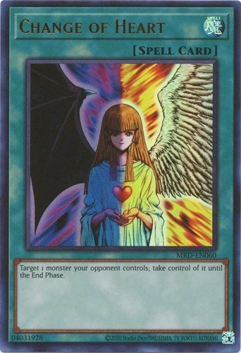 Yu-Gi-Oh! Change of Heart MRD-EN060 Ultra Rare 25th Anniversary