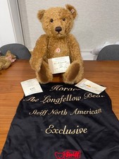 Steiff Horace The Longfellow Bear Ltd Ed 2006 Mohair Button w/ COA Ref 508 