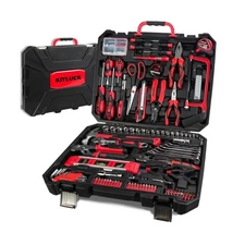 KITLUCK 228-piece Home Tool Kit, Household Hand Repair Tool Set for men, Port...