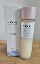 Image of NEOM Real Luxury Bath Foam - DE-STRESS Lavender,Jasmine,Rosewood RRP £29 - BOXED