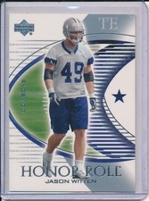 2003 UD Honor Roll Jason Witten RC #105 Cowboys