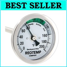 24-Inch Waterproof Stainless Steel Compost Th...