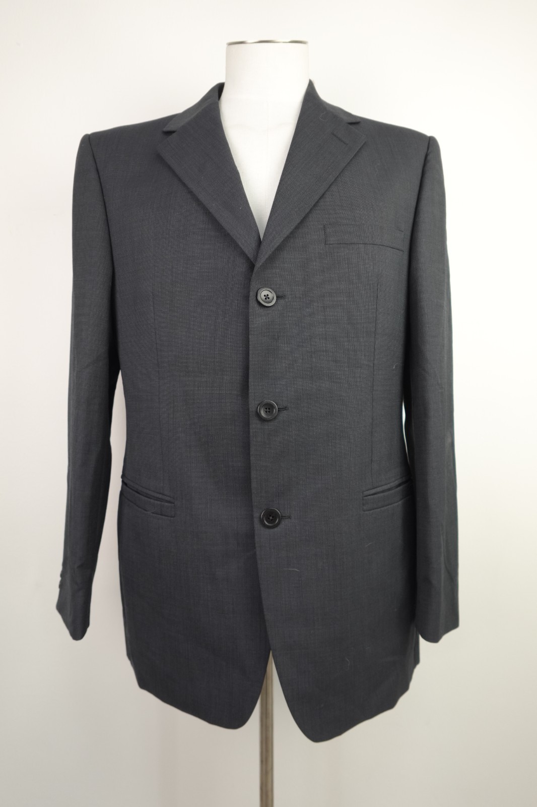 Versace Classic V2 Men's Jacket Size 50 Jacket Man Italy Casual Vintage Wool