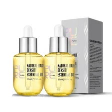 2 Purc Oil For Hair Growth,Savvy High Hair Growth Natural Hair Density Essential