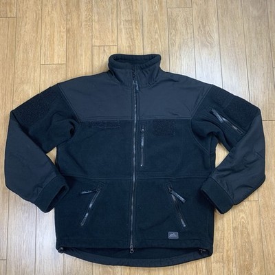 Helikon-Tex Infantry Jacket Men M Black Tactical Double Heavy Fleece Full Zip