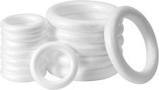 14 Pack Foam Wreath Form, Foam Rings for Crafts, 2 Sizes Including 7.5In 6Pack 