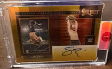 Panini 2024 Select Ringside Action Signatures Sami Zayn Auto Gold /10 RA-SZN