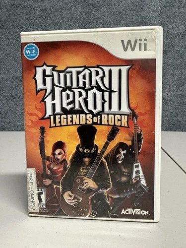 Guitar Hero III: Legends of Rock - Nintendo Wii READ DESC Paint Chipping Tested