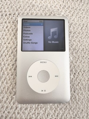 Apple iPod Classic 6th Generation 120gb Silver Grade C -read