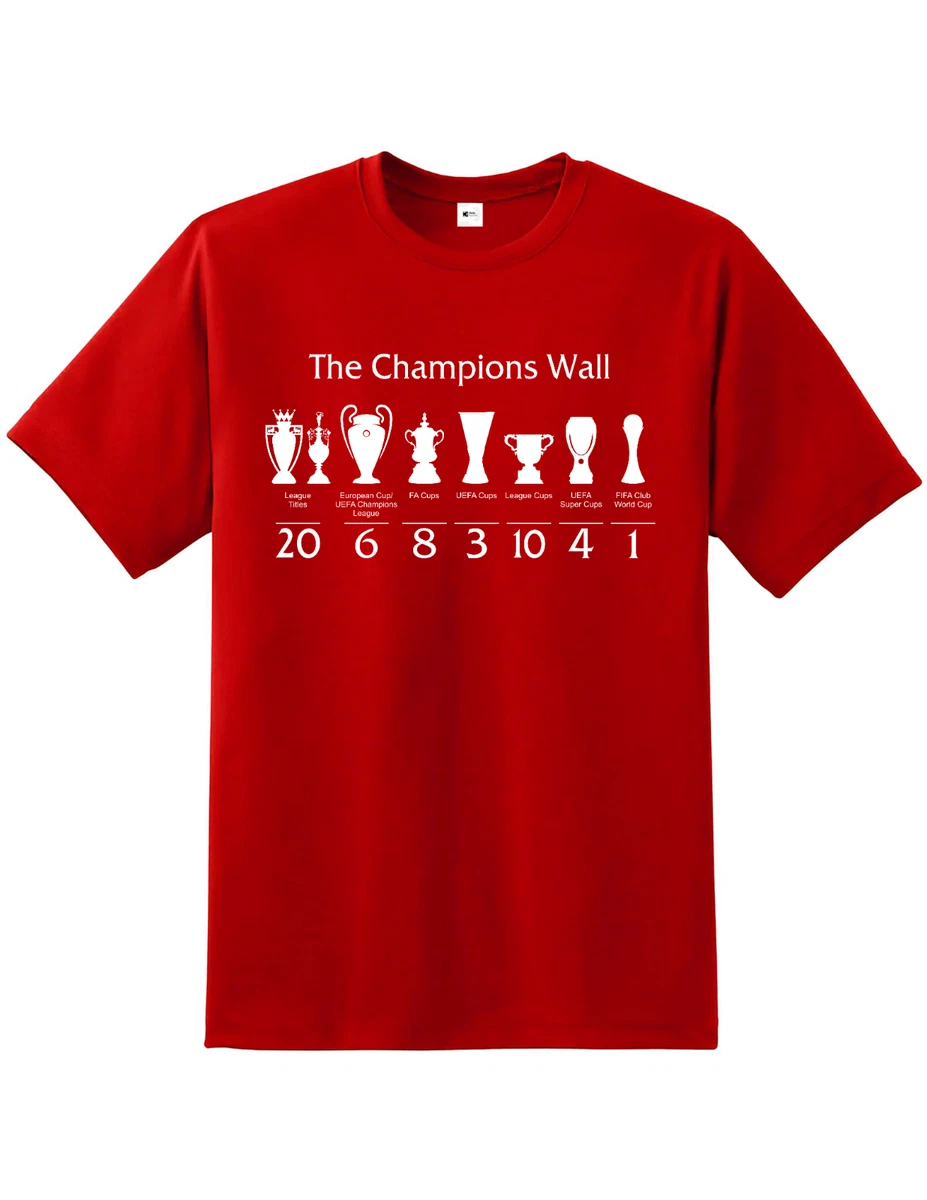 Liverpool FC Champions League 2019 T-Shirt size large red Madrid Football A