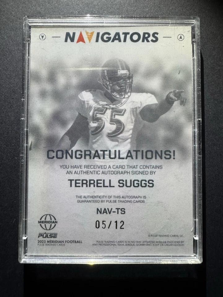 Pulse “Navigators” Auto Terrell Suggs 2025/12 Baltimore Ravens Foto 2 de 2