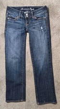 American Eagle Jeans Women's Size 00 Artist Ultra Low Rise Stretch 26 X 23.5