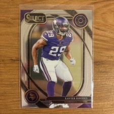 Xavier Rhodes 2024 Panini Select Club Level Minnesota Vikings #201 Trading Card