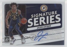 2020-21 Panini Donruss Optic Signature Series Jalen Lecque #SS-JLQ Auto 09br