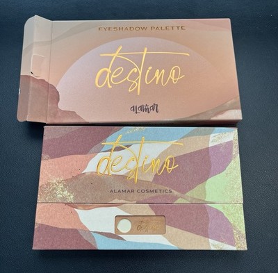 Alamar Cosmetics Destino Eyeshadow Palette 10 Pans Multiple Shades NEW