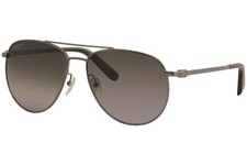 Salvatore Ferragamo SF157S SF/157/S 069 Shiny Ruthenium Pilot Sunglasses 60mm