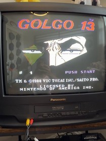 Top Secret Episode Golgo 13 Nintendo NES Cartridge Only Tested
