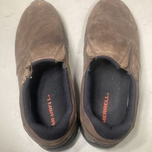 Merrell Moab Adventure MOC Shoe J91837W Dark Brown Leather Mens US Size 10W - Picture 5 of 7