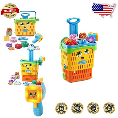Educational Shopping Basket and Scanner - Encourages Learning Through Play