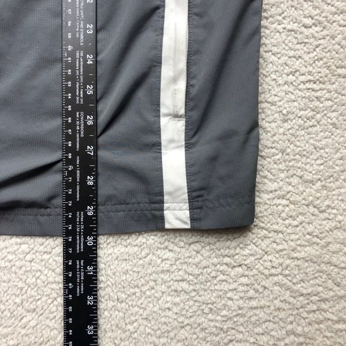 Under Armour Windbreaker Jacket Mens Small Gray 1/4 Zip Soft-shell Track * - 第 6/8 張圖片