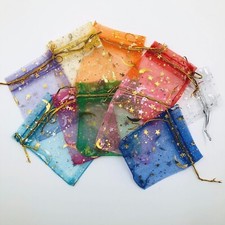 100pcs Gift Bags Jewelry Pouches Wedding Favor Party Candy 2.75" x 3.5" Inches