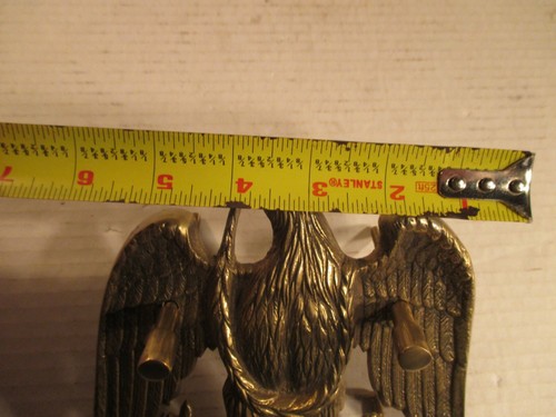 Brass Eagle Door Knocker 5 1/2in X 5 1/2in - Picture 11 of 11