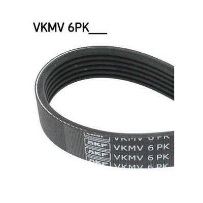 Cinghia Poly V Skf VKMV 3PK751 per MG Nissan Renault Rover