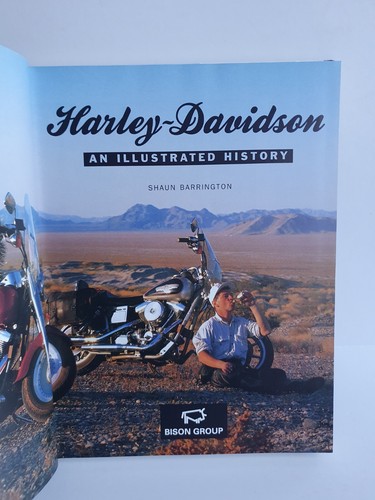 Harley Davidson, An Illustrated History: By Shaun Barrington: Hardcover: 1994 - Picture 6 of 8
