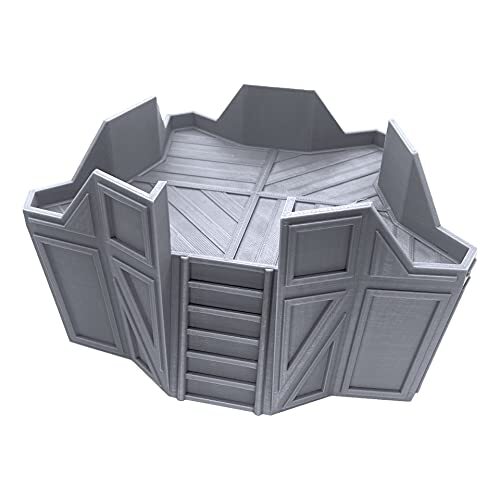 EnderToys Star Turret, Terrain Scenery for Tabletop 28mm Miniatures (z5d)