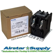 C25DNF240B Eaton / Cutler Hammer Contactor - 40 Amp  2 Pole  240V Coil