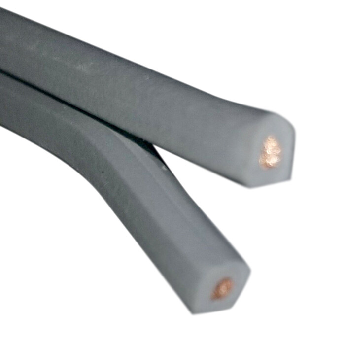 iron cord for Rowenta 8 feet grey white molded plug appliance cord