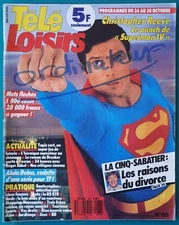Tele Loisirs No 86 October 1987 Christopher Reeve Superman IV