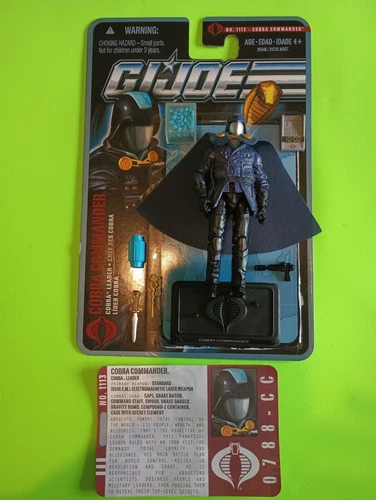 Cobra Commander V45 POC Pursuit of G.I. JOE COBRA LOOSE Complete CASE