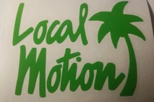 Local Motion Hawaii Decal Sticker Vintage Classic green