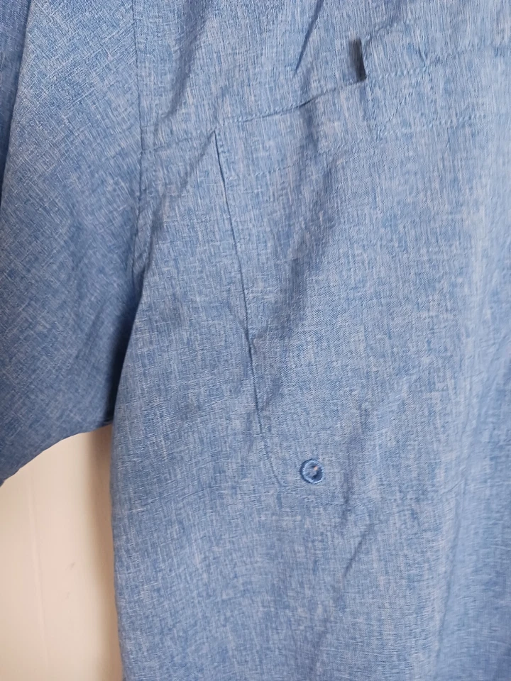 Tallwood Element Wear Shirt Mens Medium Blue fishing Shirt Outdoors - Image 3 of 4