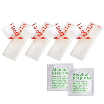 EZ Pass/IPass/IZoom/SunPass Mounting Strips 4 Pcs (2 Sets), Peel and 4, White 