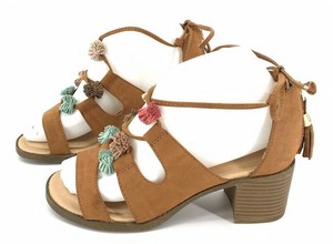 boho pom pom sandals