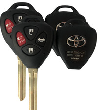 2 Remote Shell Case Car Key Fob Cover For 2007 2008 2009 2010 2011 Toyota Camry 2 Remote Shell Case Car Key Fob Cover For 2007 2008 2009 2010 2011 Toyota Camry
