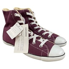 Image of Converse All Stars Chuck Taylor Purple High Tops Ladies UK 4 EU 37 BNWT