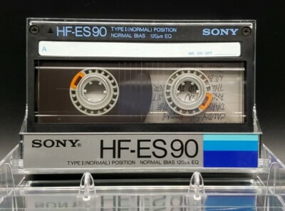 (Used) Sony HF-ES 90 Blank Audio Cassette Tape Type I Normal Position Japan 1985