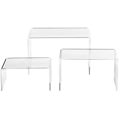 Acrylic Riser 3 Piece Set (Large) Jewelry Display