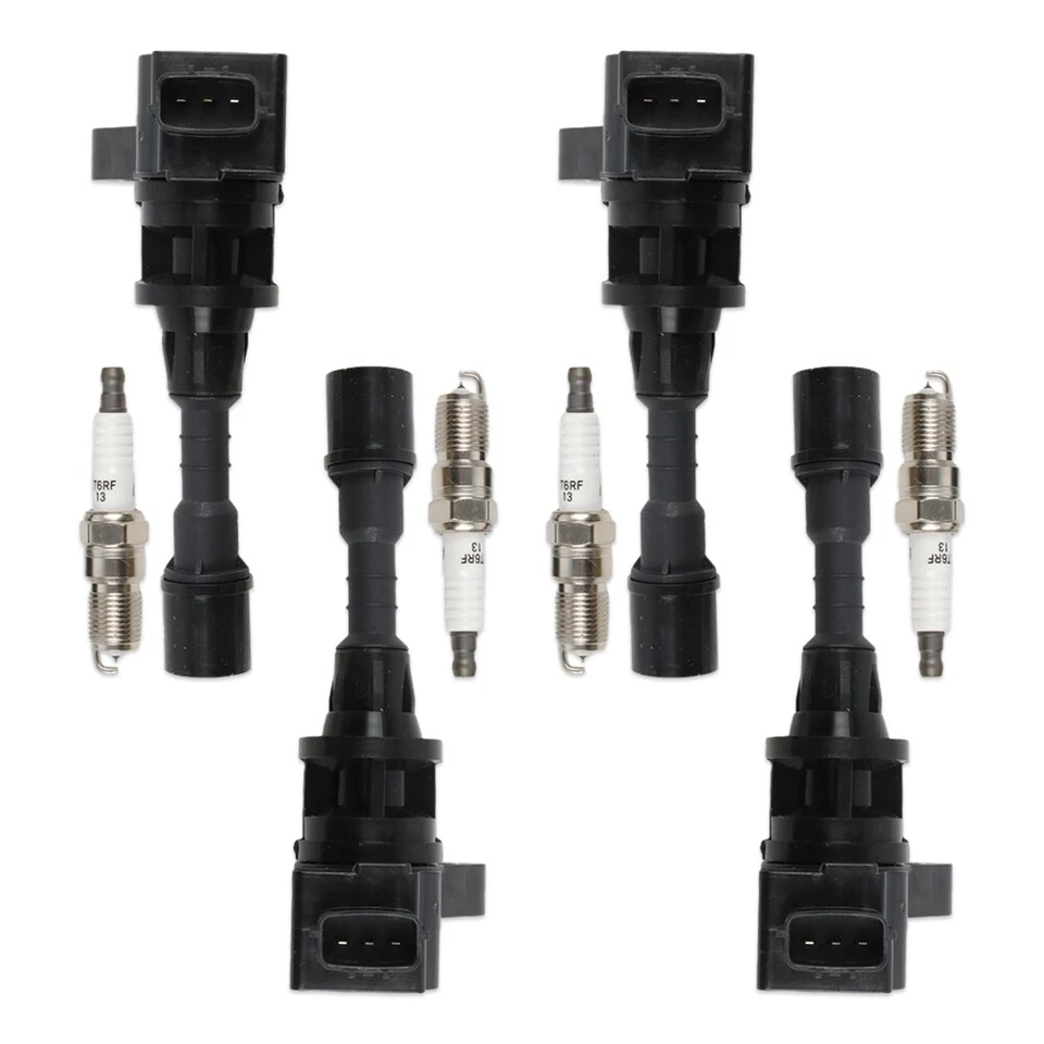 4 bobinas de encendido y bujías de iridio UF541 90813 aptas para Mazda 5 2006-2007 Foto 4 de 4