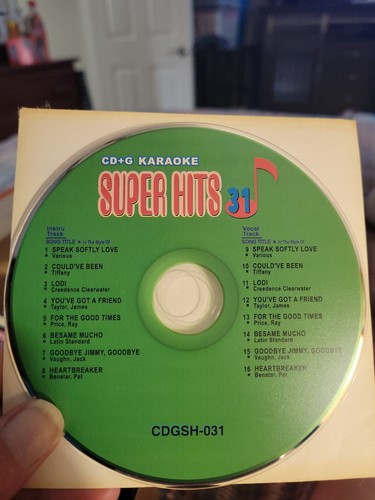 CD+G Super Hits 31 Karaoke